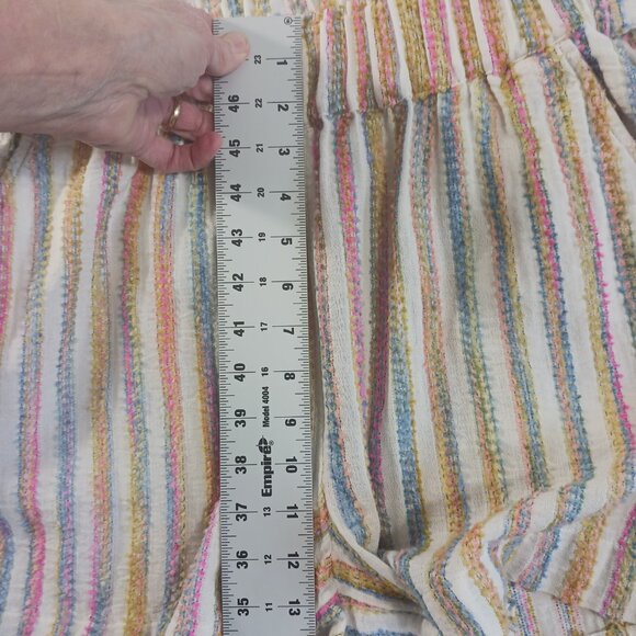 Lou & Grey, Rainbow Stripe Shorts & Top, Selling As a Set, Summer, Med., Beachy - Picture 16 of 16